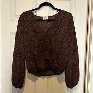 LAST CHANCE Sienna Sky Long Sleeve Blouse